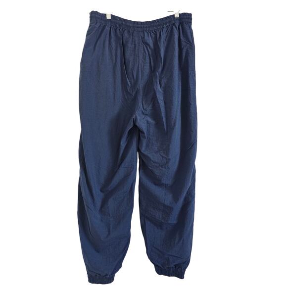 Vintage Adidas Nylon Track Jogger Navy Blue -Mens XL 90s Retro Sports Street - Picture 3 of 9